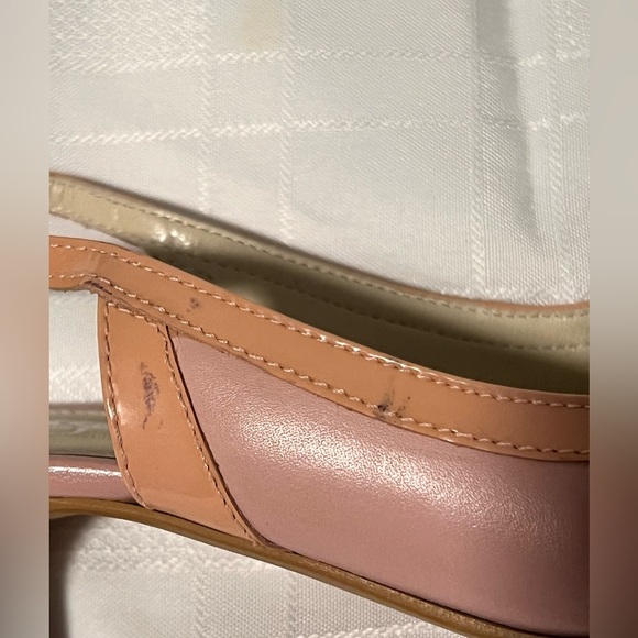 Franco Sarto Size 7 Dusty Pink Sling Back 1.5” heel - Picture 10 of 12